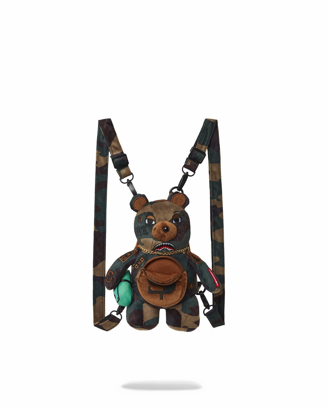 Sprayground - BEARCUB BACKPACK - CAMOCHECK MONEYBEAR