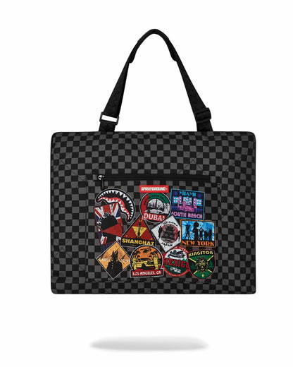 Sprayground - GLOBAL MOGUL UNLIMITED MILES PACKABLE BEACH MAT BLANKET WATER RESISTAN