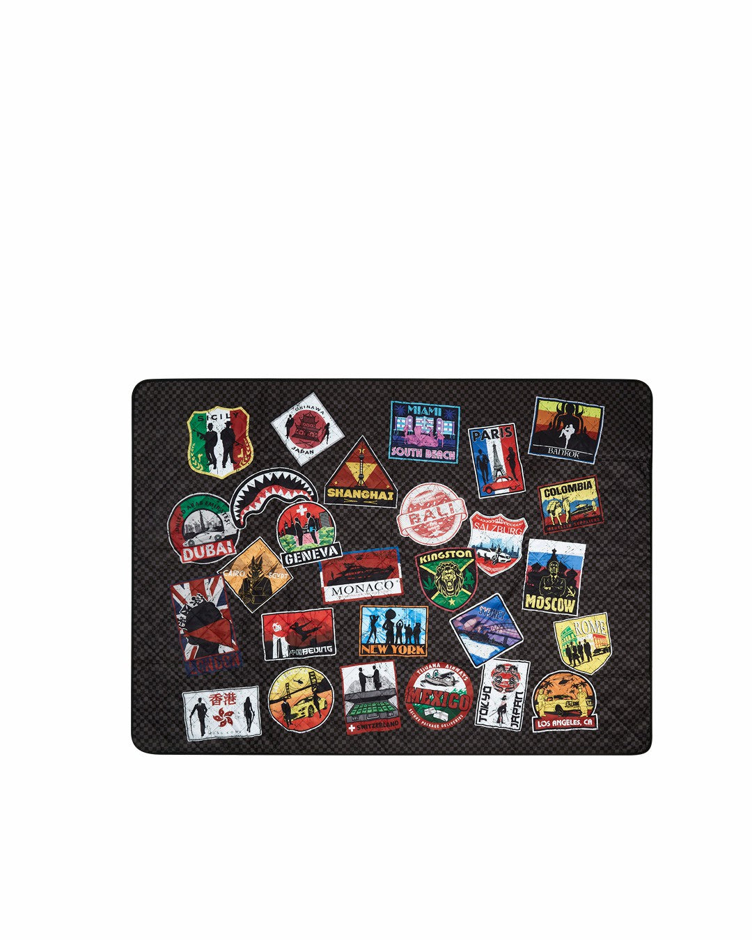 Sprayground - GLOBAL MOGUL UNLIMITED MILES PACKABLE BEACH MAT BLANKET WATER RESISTAN