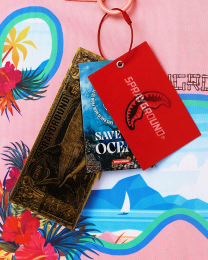 Sprayground - BORA BORA SHARK ISLAND VILLA BEACH TOTE