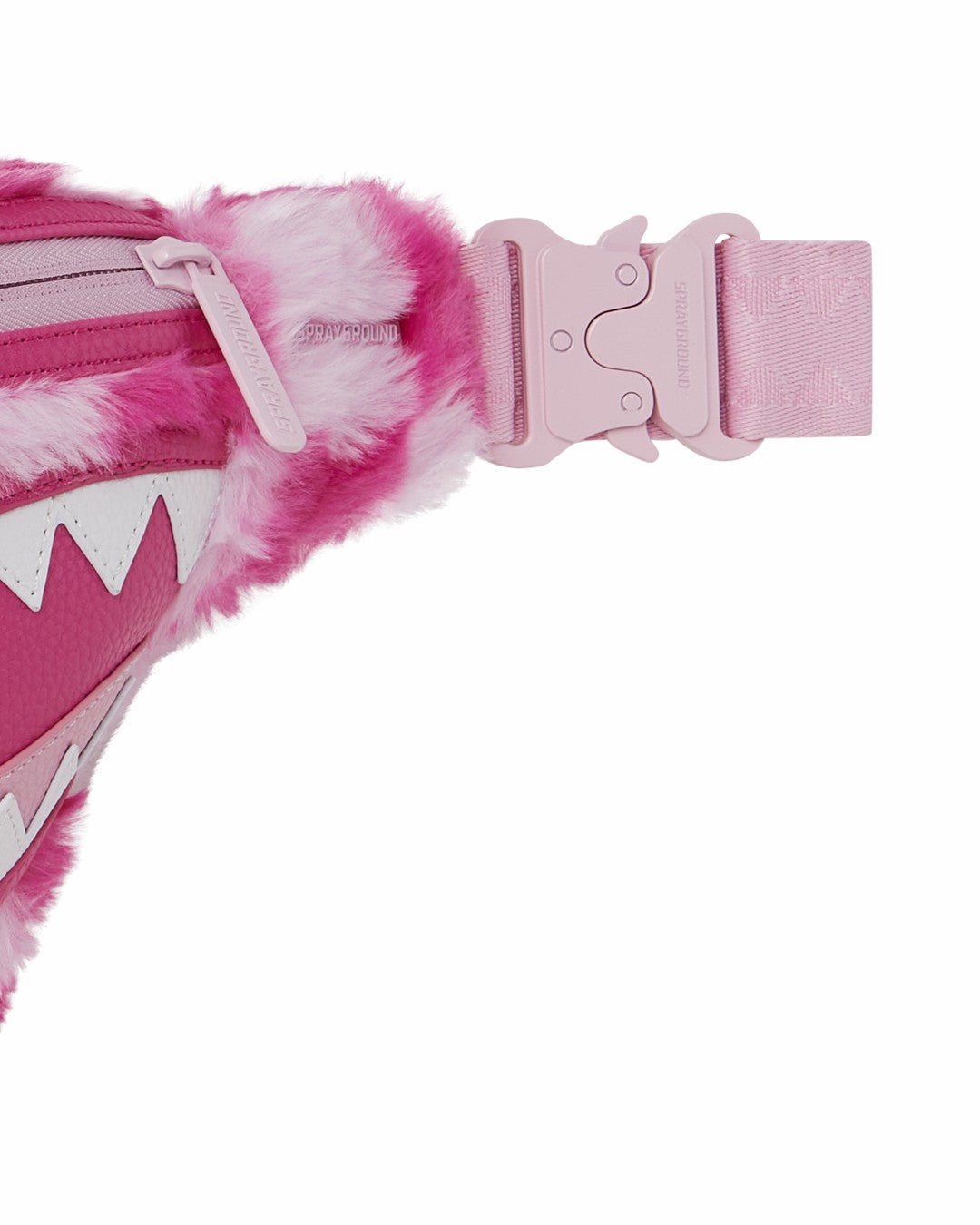 Sprayground - FURZILLA SHARK (PINK CHECK) SAVVY CROSSBODY