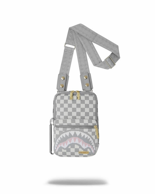 Sprayground - KNIT SHARKS IN PARIS IN CREAM OG SLING