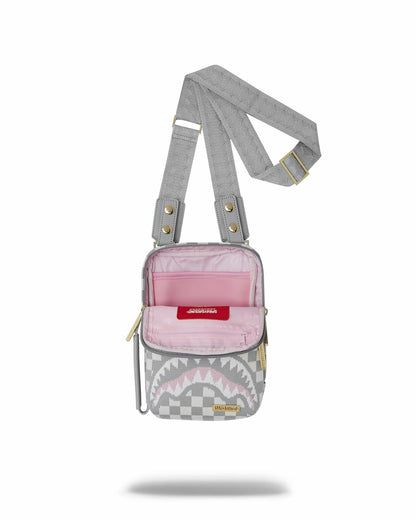 Sprayground - KNIT SHARKS IN PARIS IN CREAM OG SLING