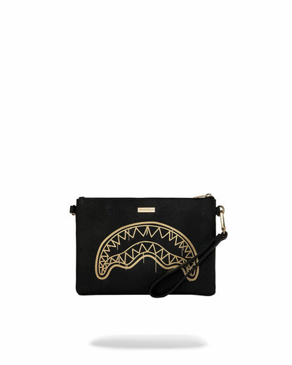Sprayground - GOLD FANG CROSSOVER CLUTCH