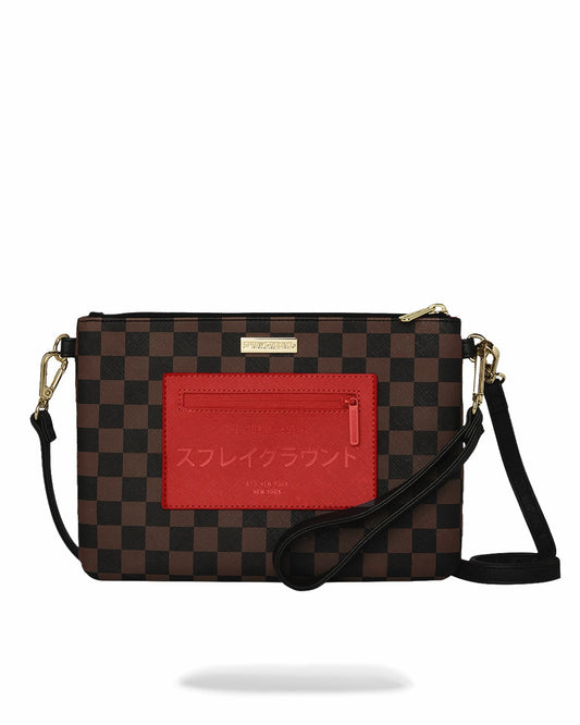 Sprayground - KATANA CHECK BOSS CROSSOVER CLUTCH