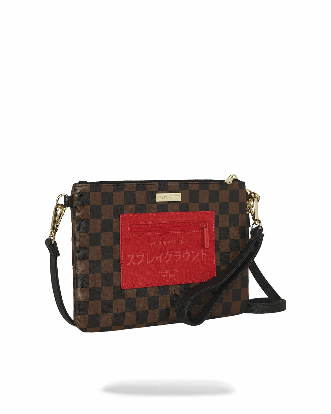Sprayground - KATANA CHECK BOSS CROSSOVER CLUTCH