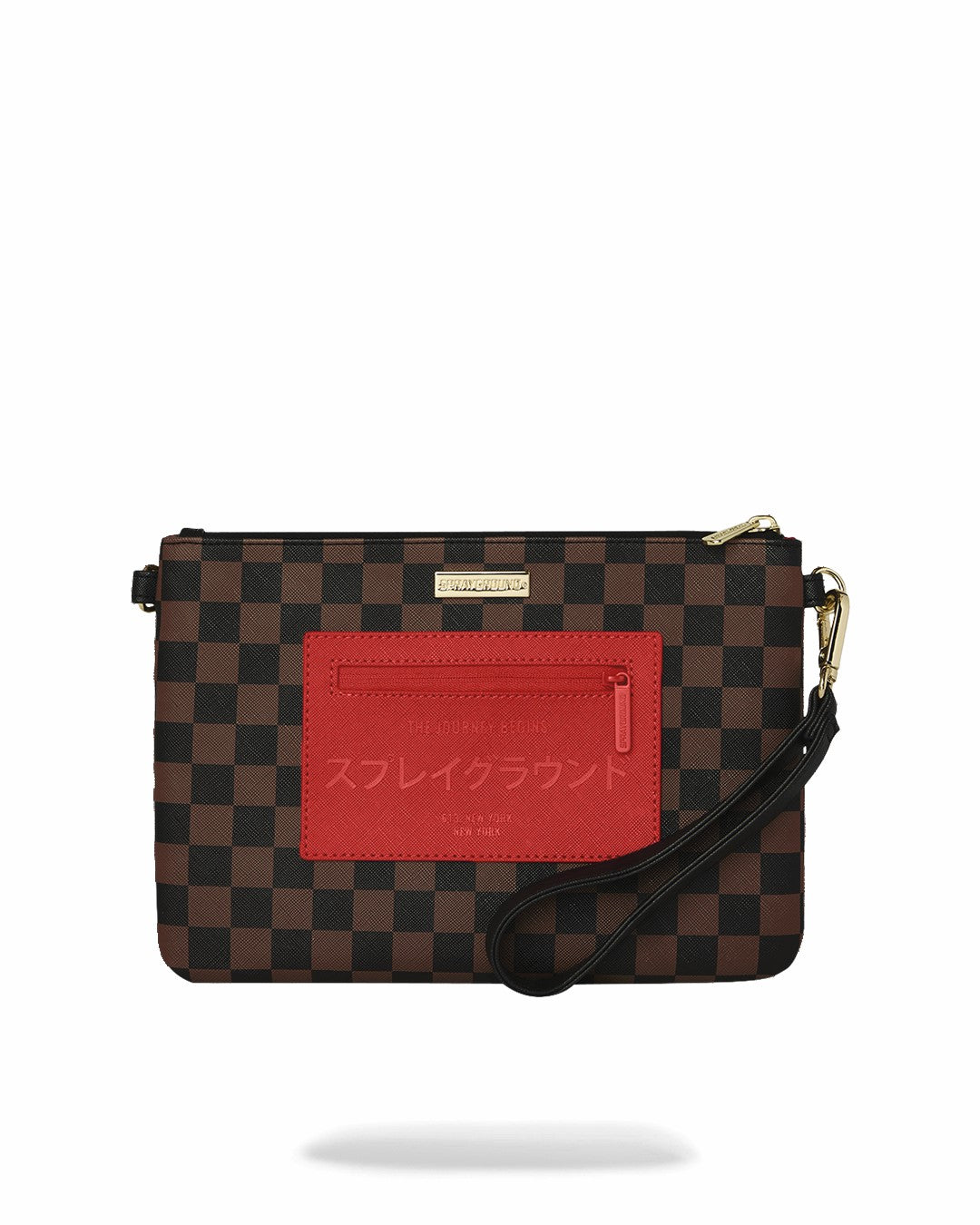 Sprayground - KATANA CHECK BOSS CROSSOVER CLUTCH