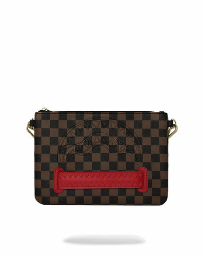 Sprayground - KATANA CHECK BOSS CROSSOVER CLUTCH