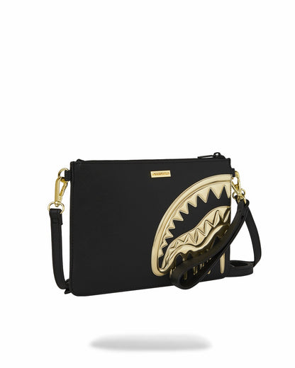 Sprayground - GOLDHEART SHARK DRIP CROSSOVER CLUTCH