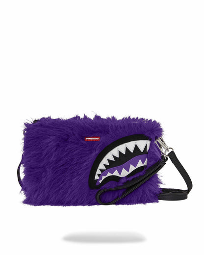 Sprayground - FURZILLA SHARK (PURP) CROSSOVER CLUTCH