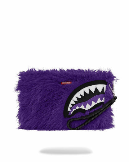 Sprayground - FURZILLA SHARK (PURP) CROSSOVER CLUTCH