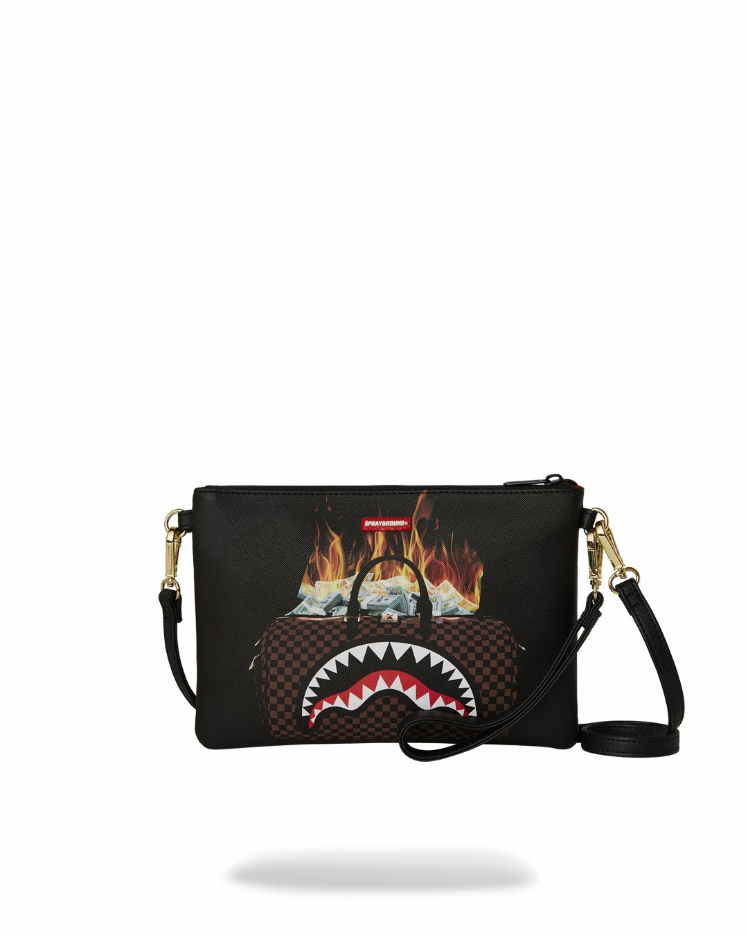 Sprayground - MONEY BAG DOUBLE TAKE CROSSOVER CLUTCH