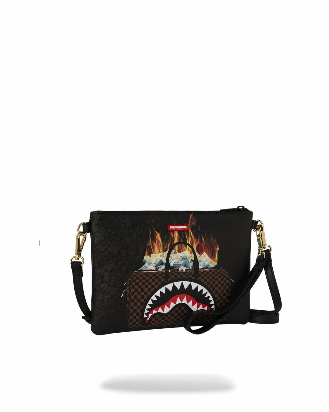 Sprayground - MONEY BAG DOUBLE TAKE CROSSOVER CLUTCH