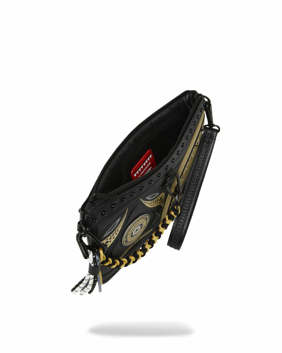 Sprayground - A.I. AFRICAN INTELLIGENCE SHARKS OF THE GOLD OCEAN CROSSOVER CLUTCH -