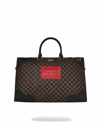 Sprayground - KATANA CHECK BOSS PYRAMID DUFFLE