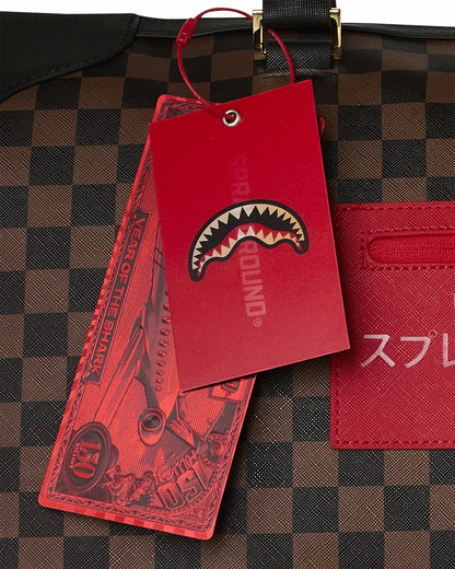 Sprayground - KATANA CHECK BOSS PYRAMID DUFFLE