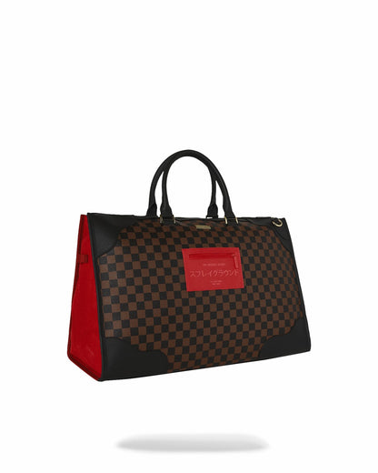 Sprayground - KATANA CHECK BOSS PYRAMID DUFFLE