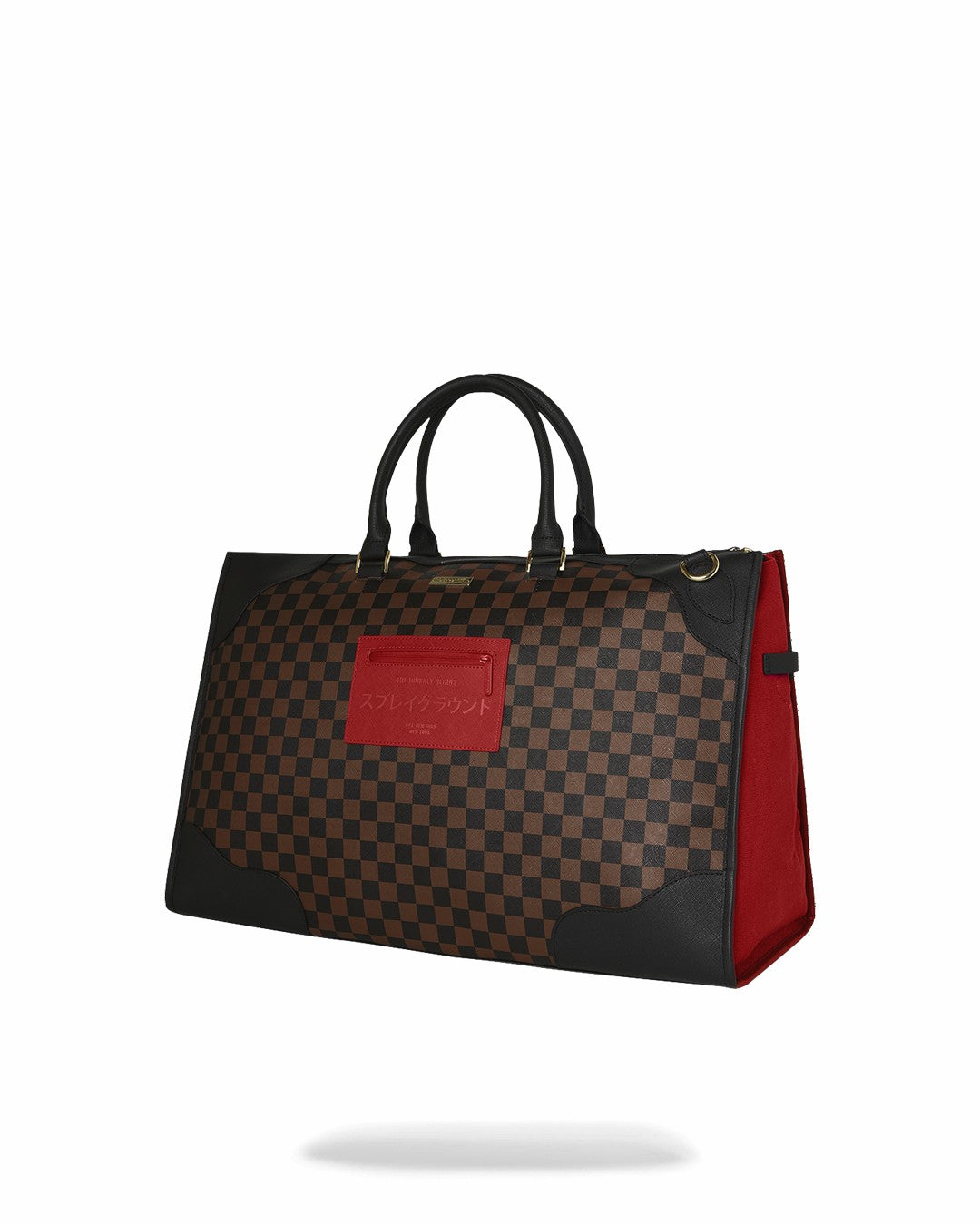 Sprayground - KATANA CHECK BOSS PYRAMID DUFFLE