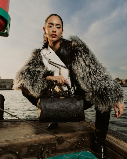 Sprayground - GOLD BRICK DRIP MINI DUFFLE