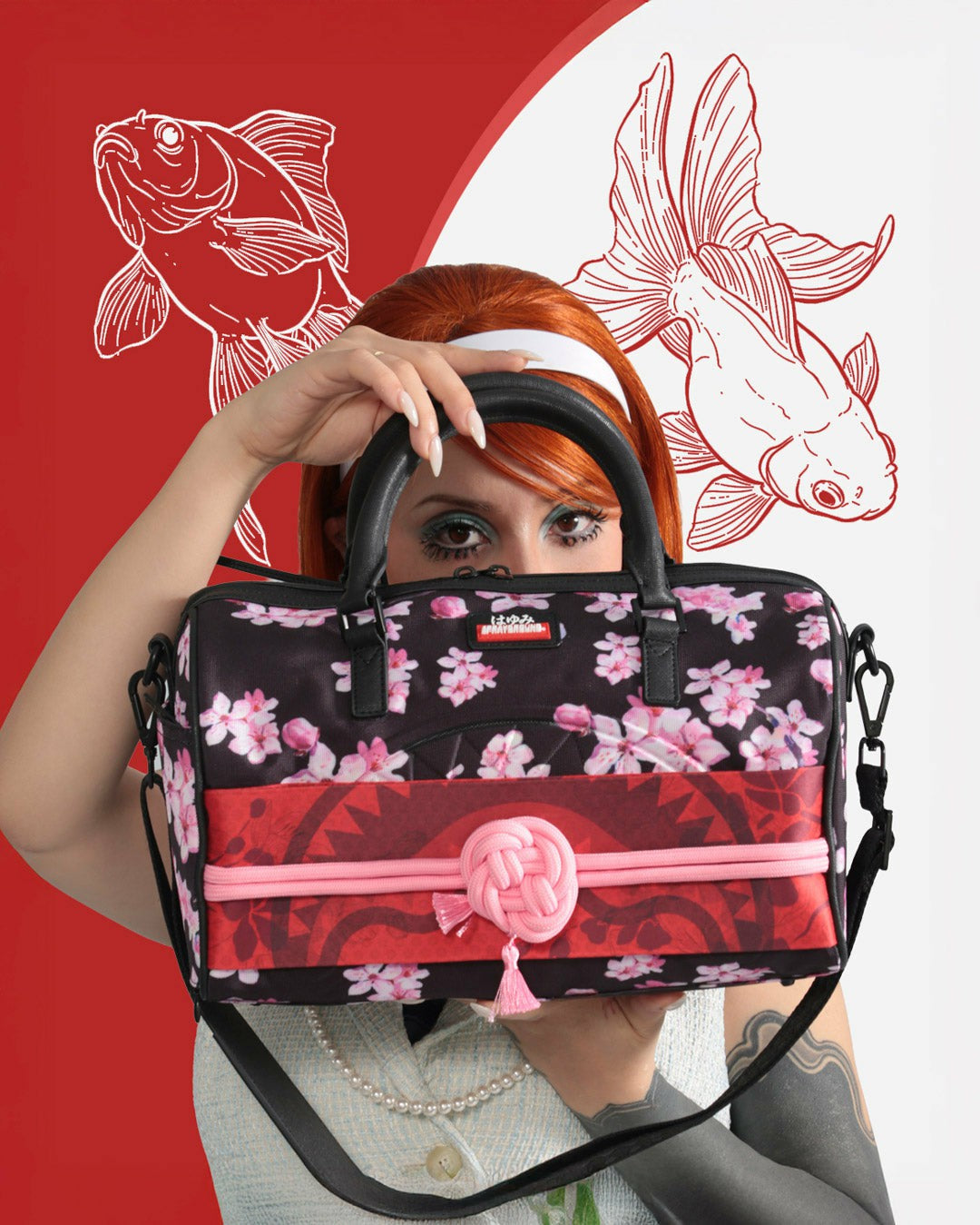 Sprayground - OUKA KENRAN HAYUMI HOKAZANO OFFICIAL COLLAB MINI DUFFLE