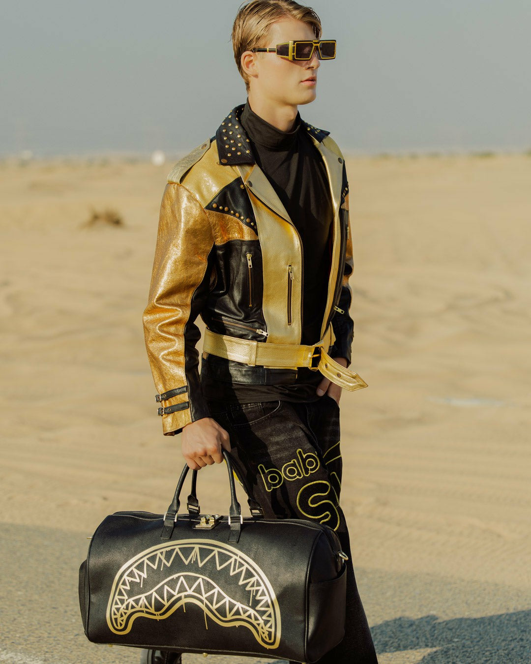 Sprayground - GOLD FANG DUFFLE