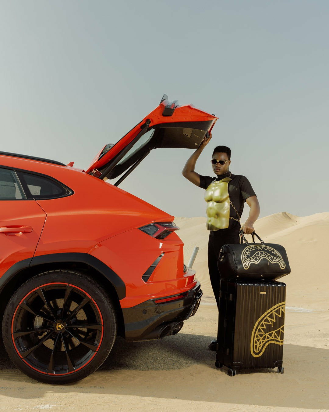 Sprayground - GOLD FANG DUFFLE