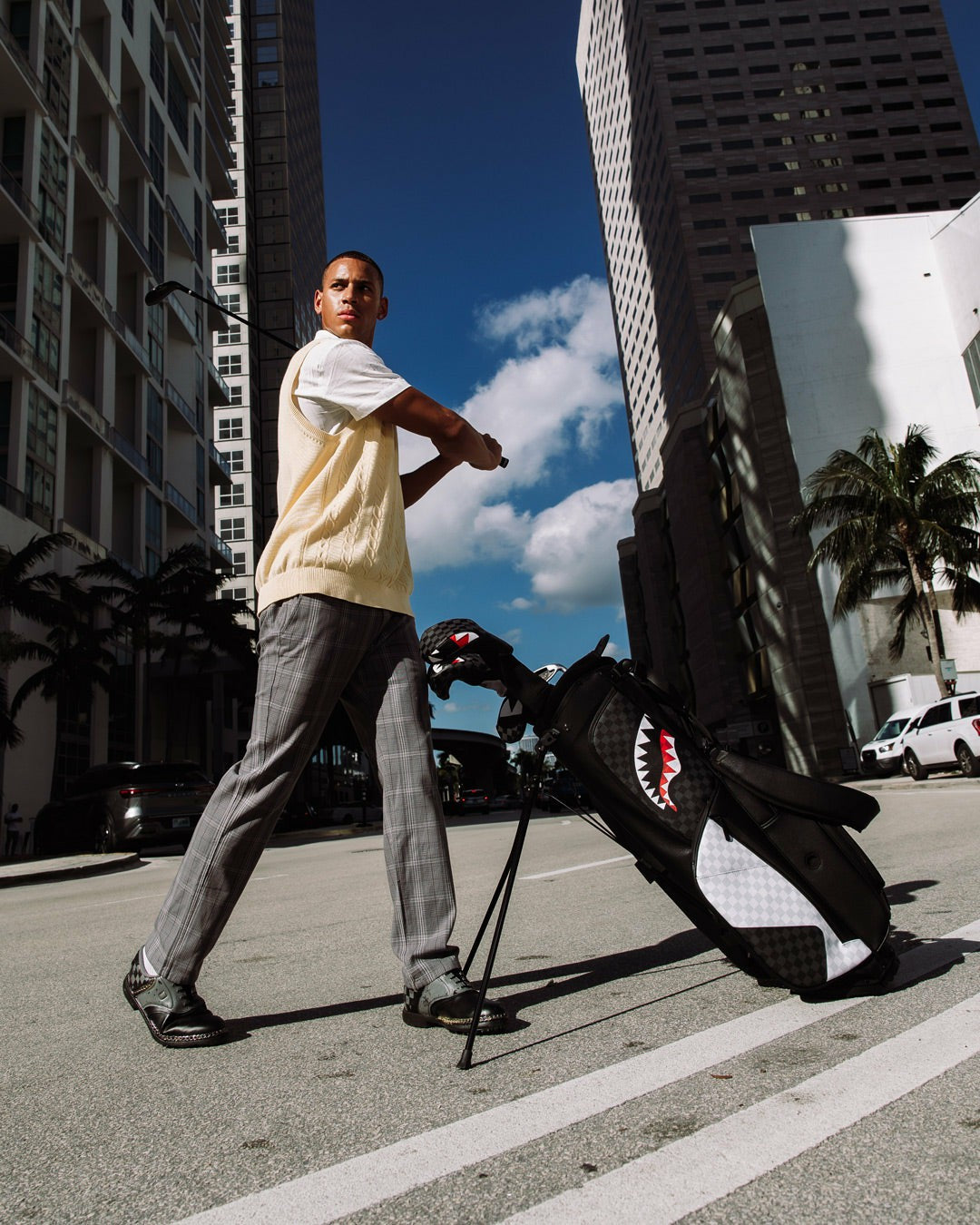 Sprayground - TRIPLE DECKER HEIR TO THE THRONE PRO GOLF BAG