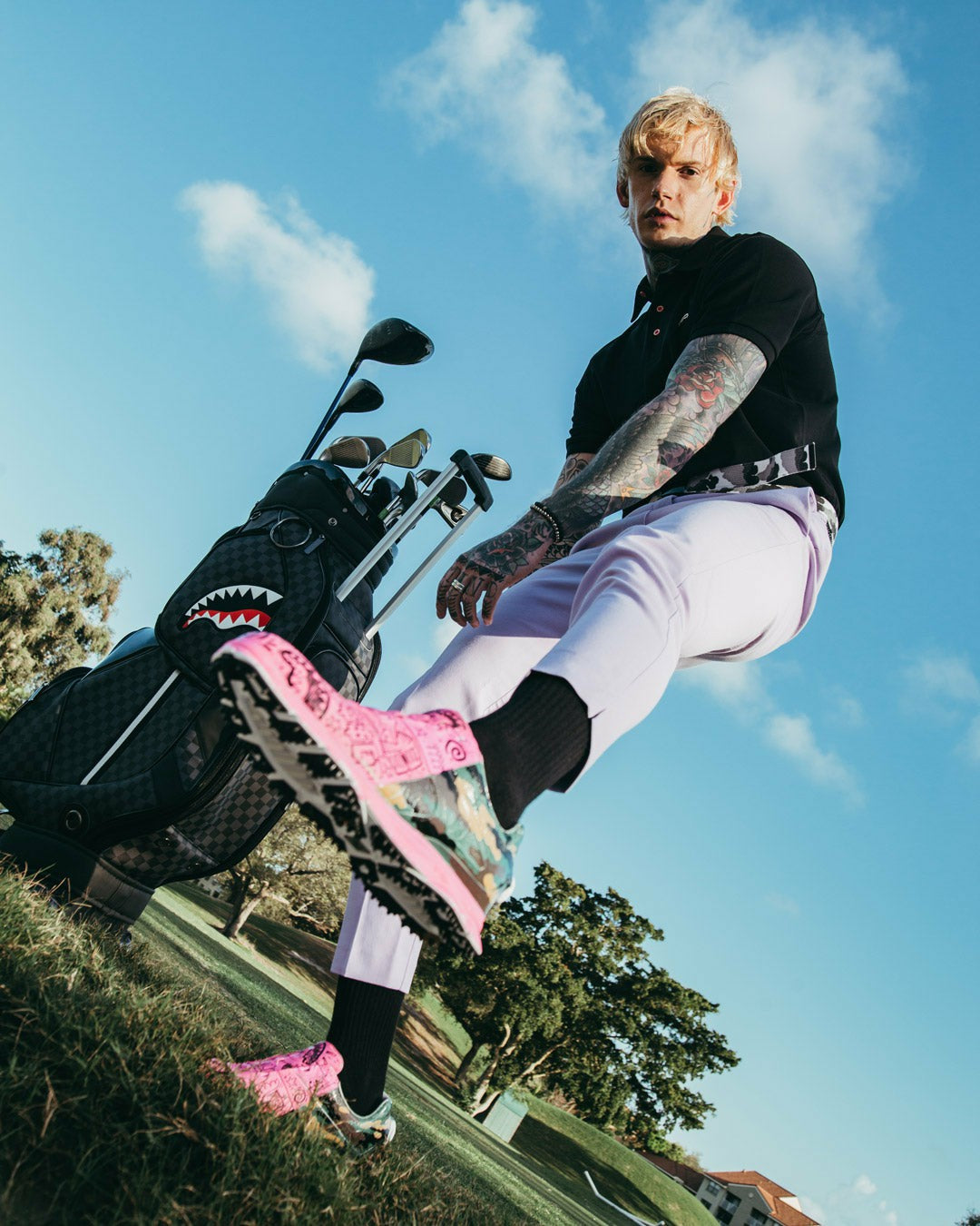 Sprayground - HENNY AIIR TO THE THRONE PRO GOLF BAG