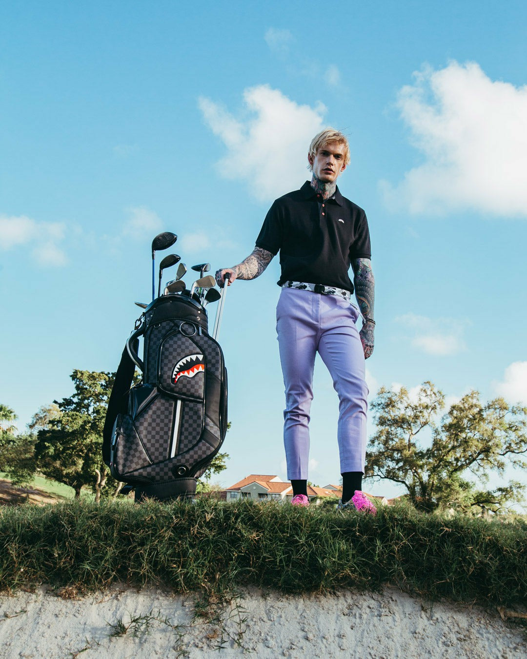 Sprayground - HENNY AIIR TO THE THRONE PRO GOLF BAG