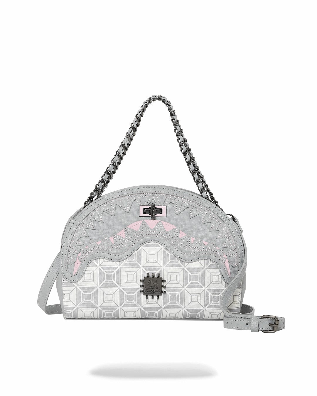 Sprayground - A.I.8 AFRICAN INTELLIGENCE BOOKED & BUSY SHARK HANDBAG