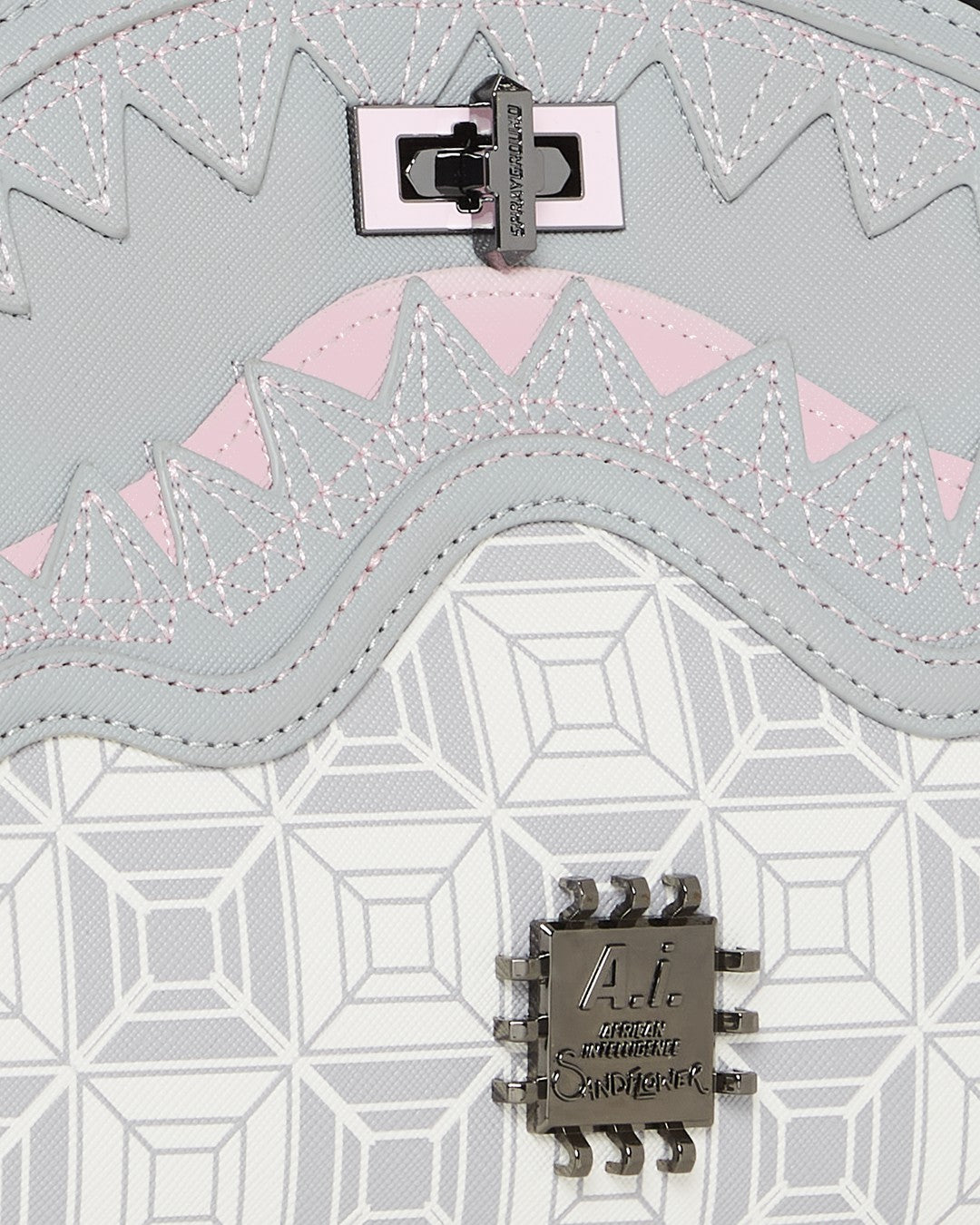 Sprayground - A.I.8 AFRICAN INTELLIGENCE BOOKED & BUSY SHARK HANDBAG