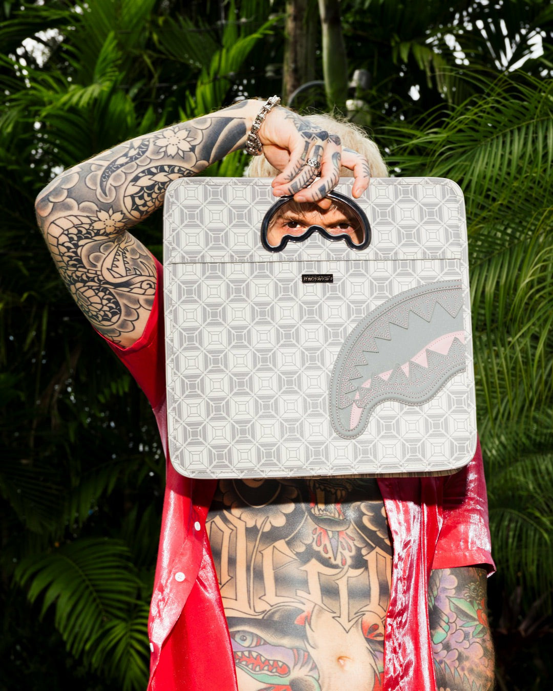 Sprayground - A.I.8 AFRICAN INTELLIGENCE BOOKED & BUSY CITY SAVVY HANDBAG