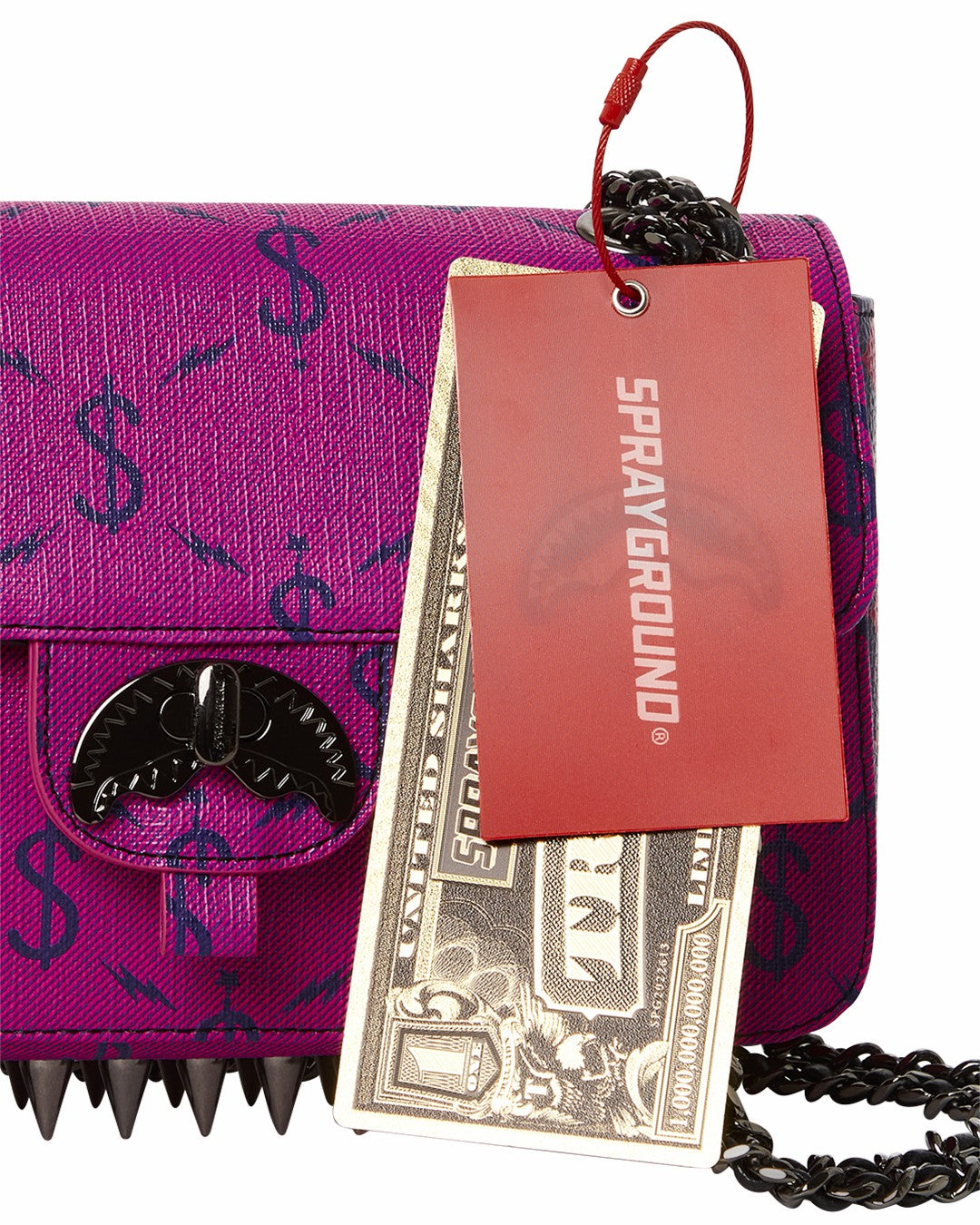 Sprayground - $NAPDRAGON GOLD CHAIN SHARK HANDBAG