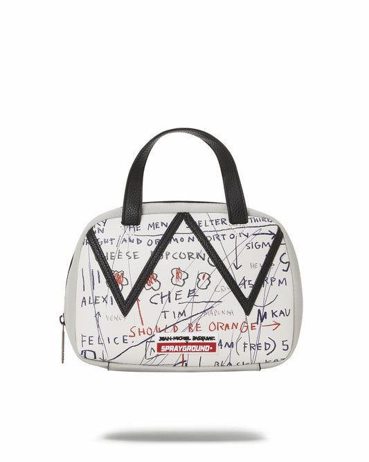 Sprayground - OFFICIAL BASQUIAT UNTITLED (CHEESE POPCORN) 1983 HANDBAG