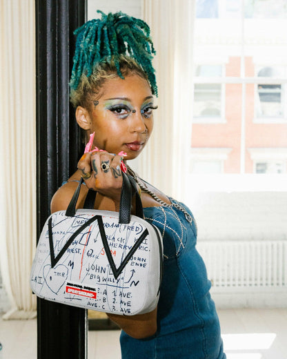 Sprayground - OFFICIAL BASQUIAT UNTITLED (CHEESE POPCORN) 1983 HANDBAG