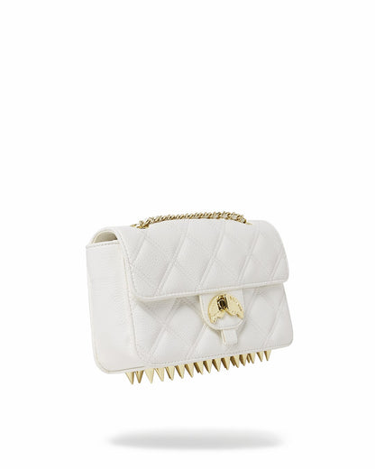 Sprayground - RIVIERA LE BLANC GOLD CHAIN SHARK HANDBAG