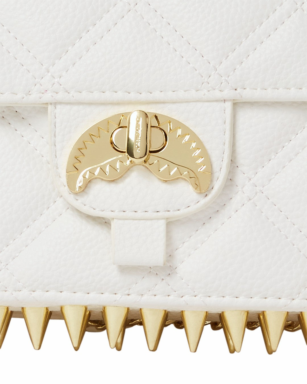 Sprayground - RIVIERA LE BLANC GOLD CHAIN SHARK HANDBAG