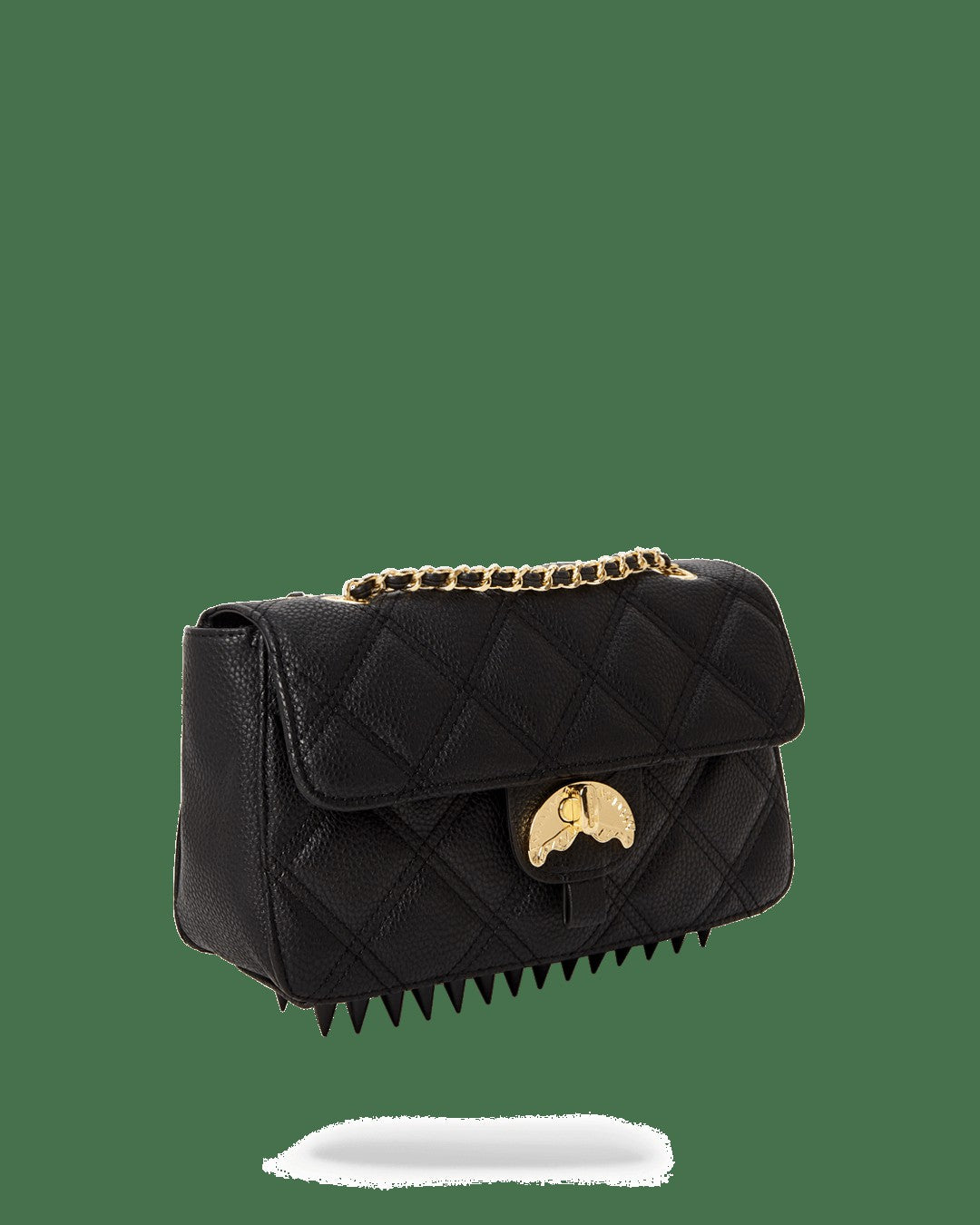 Sprayground - NOIR QUILT GOLD CHAIN SHARK HANDBAG