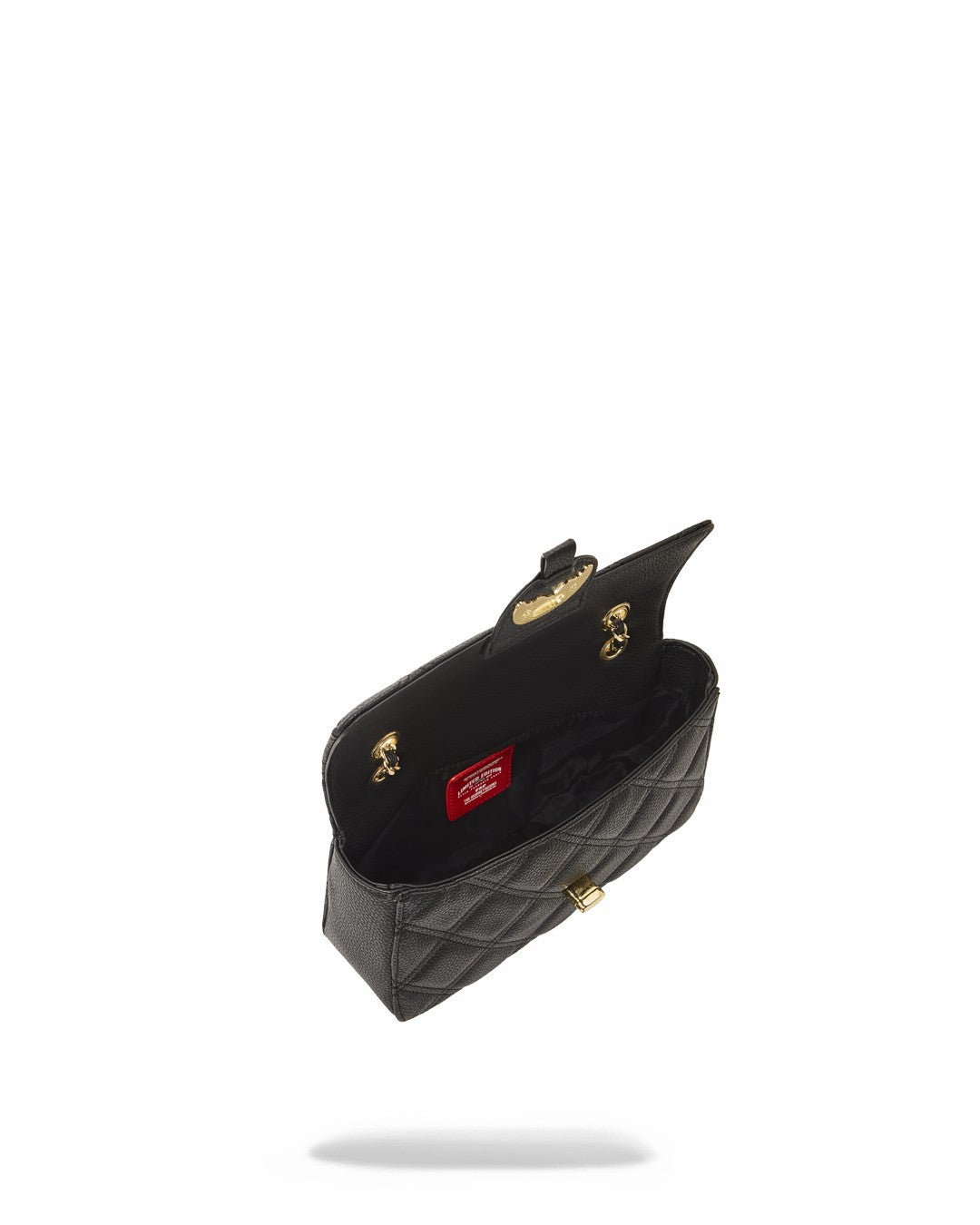 Sprayground - NOIR QUILT GOLD CHAIN SHARK HANDBAG