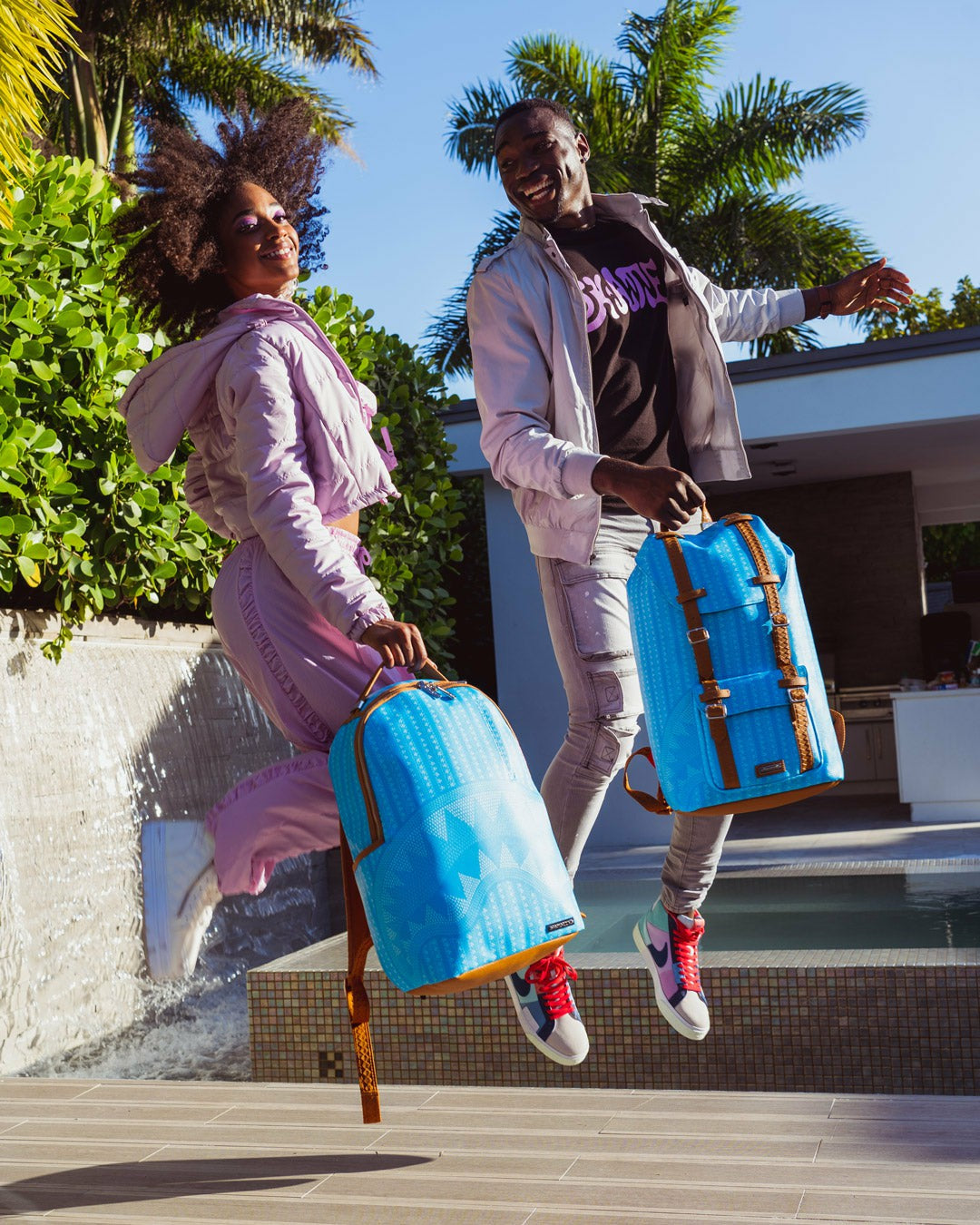 Sprayground - ILLUCHAINS TURQ HILLS BACKPACK