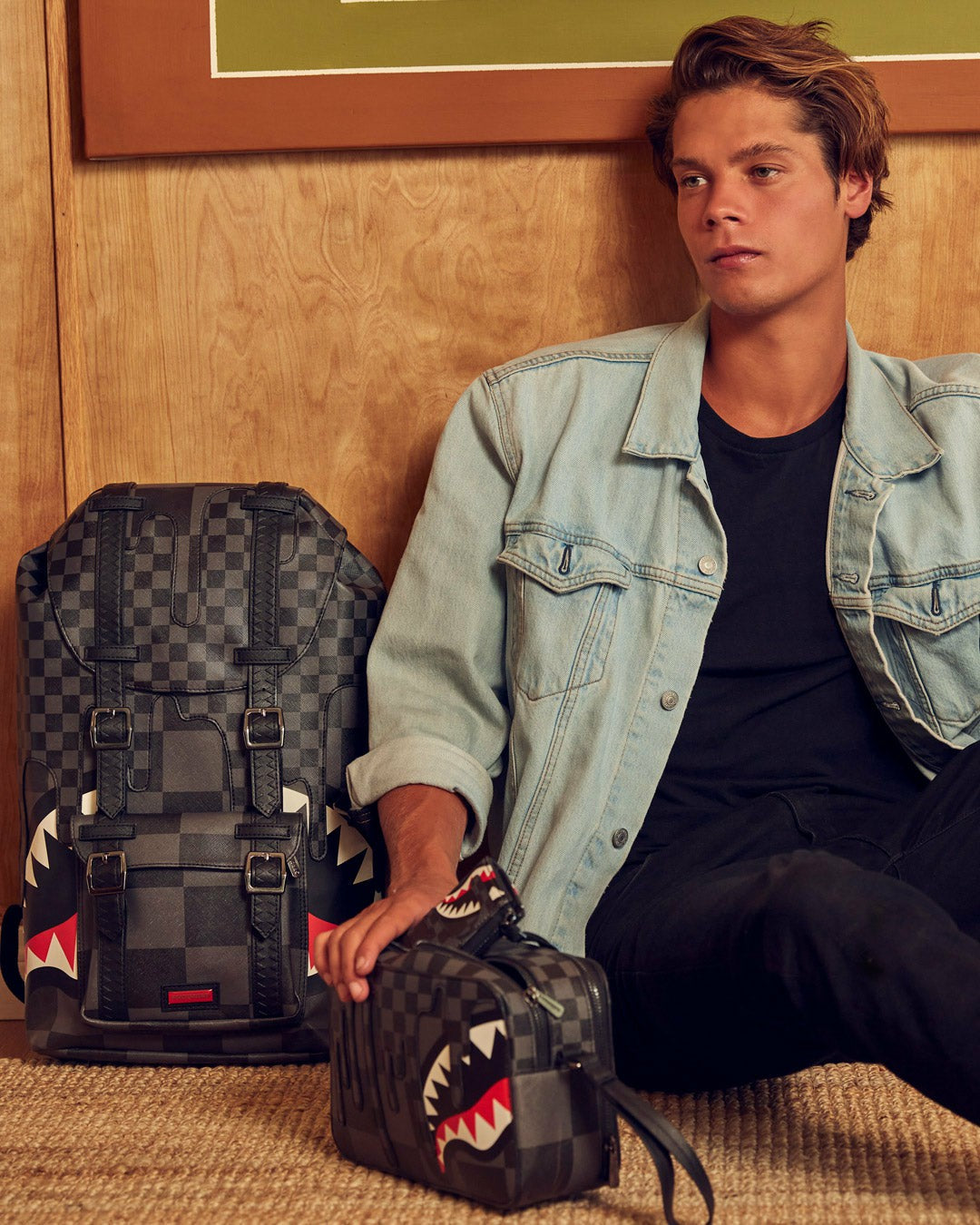 Sprayground - XTC GREY SHARKS IN PARIS HILLS BACKPACK