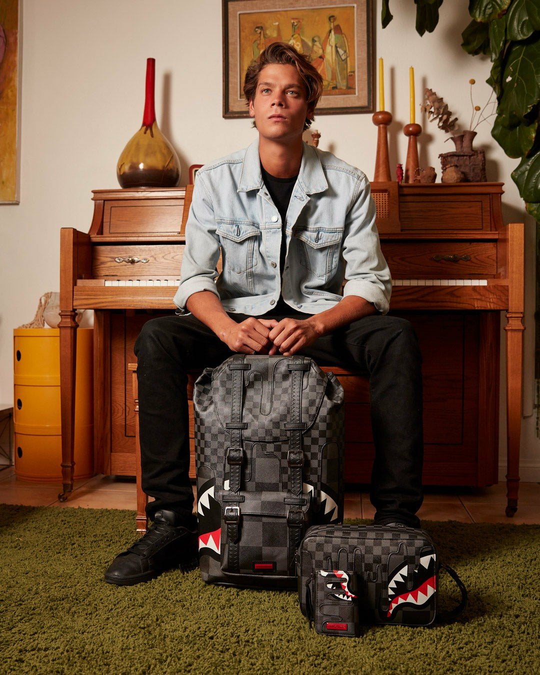 Sprayground - XTC GREY SHARKS IN PARIS HILLS BACKPACK