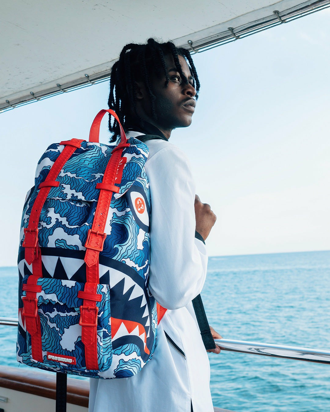Sprayground - SHARK WAVE HILLS BACKPACK