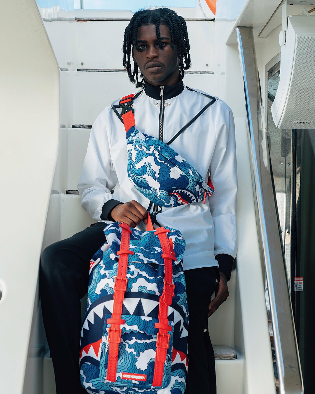 Sprayground - SHARK WAVE HILLS BACKPACK
