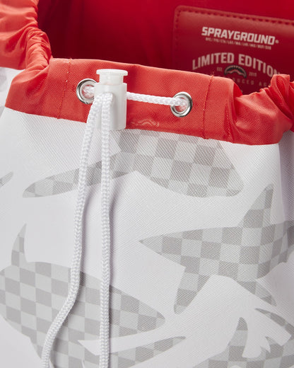 Sprayground - SHARK CHECK (WHITE) HILLS BACKPACK