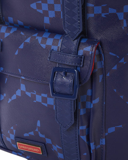 Sprayground - SHARK CHECK (BLUE) HILLS BACKPACK