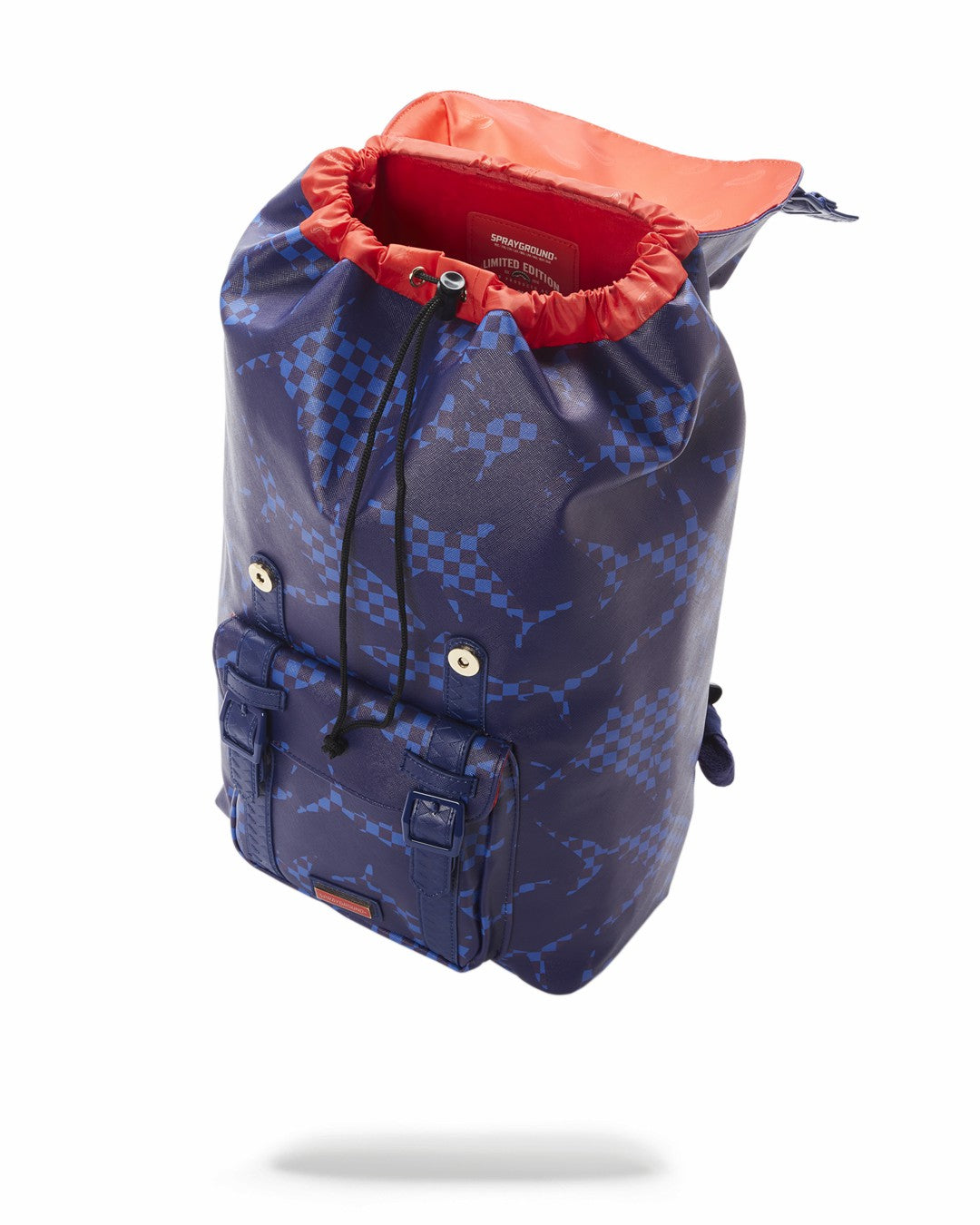 Sprayground - SHARK CHECK (BLUE) HILLS BACKPACK