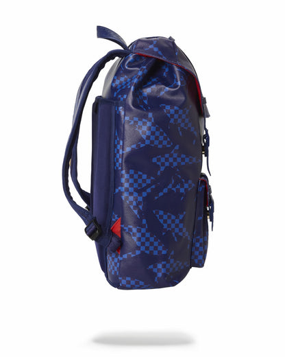 Sprayground - SHARK CHECK (BLUE) HILLS BACKPACK