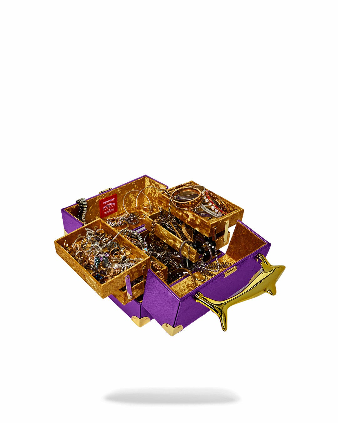 Sprayground - SHARKS OF THE GOLD OCEAN JEWELRY CASE
