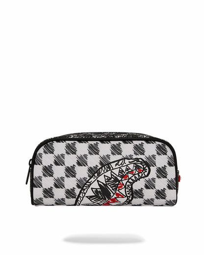 Sprayground - SCRIBBLE DRIBBLE CHECK POUCH